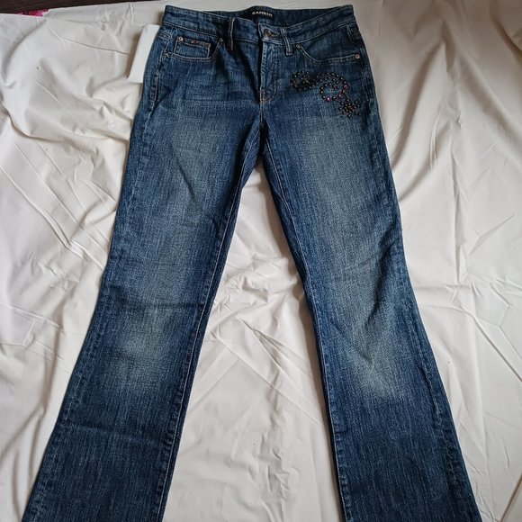 Cambio Norah Vintage Women's Boot cut Jeans, 32x34, US 2, GB 6, Embellis… - Picture 1 of 5
